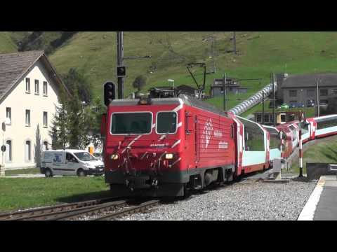 MGB — 2 x Glacier Express, Andermatt