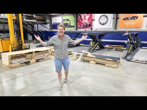 WE'RE EXPANDING AGAIN! New BendPak Lifts Being Installed at The Shmuseum | VLOG 83