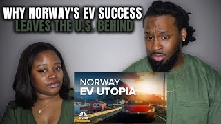 🇳🇴 American Couple Reacts How Norway Built An EV Utopia While The U.S. Is Struggling To Go Electric