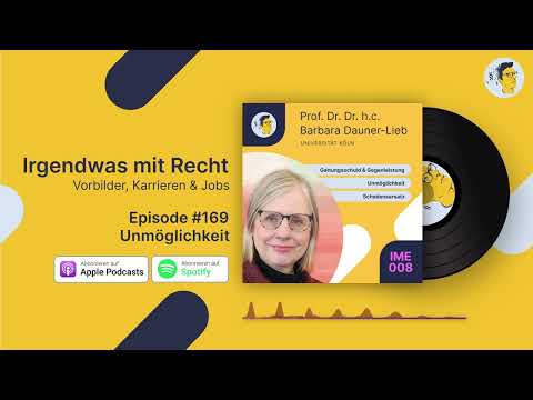 Unmöglichkeit, Gattungsschuld, Gegenleistung | Prof. Dr. Dr. h.c. Dauner-Lieb | IMR #169