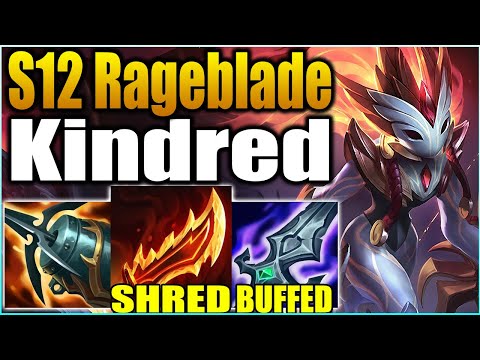 Buffed Onhit Kindred Shreds Health Bars With RageBlade! Season 12 Ranked Kindred Gameplay!
