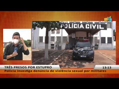 JL - Três presos por estupro