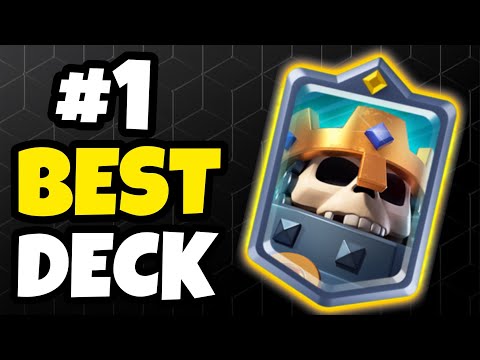 Best SKELETON KING Deck in Clash Royale