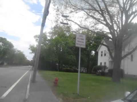 Walking down Mansfield Avenue (Route 140) in Norton, MA- Sunday May 18, 2014