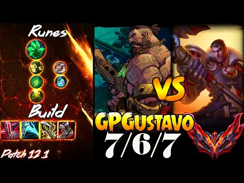 [ gpgustavo ] Gangplank vs Jayce Top -  Season 12 - Grandmaster