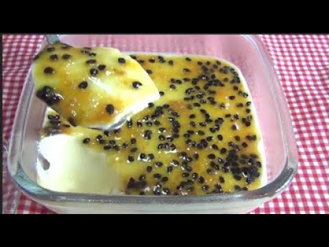 Mousse de Maracujá com 3 Ingredientes