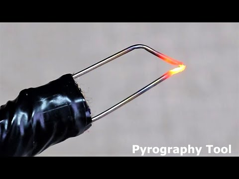 How to make a Mini Pyrography Tool | USB Pyro-Pen | DIY