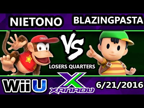 S@X 155 - DNG | Nietono (Diddy) Vs. BlazingPasta (Ness) SSB4 Losers Quarters - Smash Wii U
