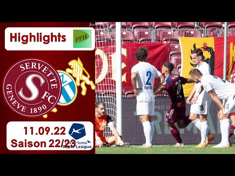 Highlights: Servette - Genf FC vs FC Zürich (11.098.22)