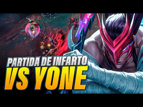 ¡Esta PARTIDA fue una LOCURA! ¡AKALI vs YONE en MID!
