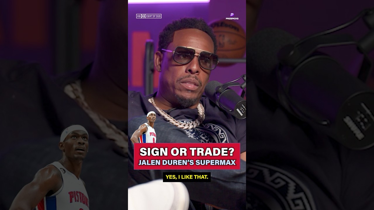 You're the Pistons front office... Are you pulling trig on a Jalen Duren supermax contract? 🤑