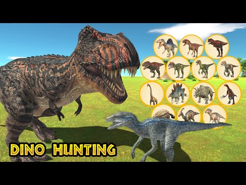 ALPHA TREX (New Comer) vs DINOSAURS - Animal Revolt Battle Simulator
