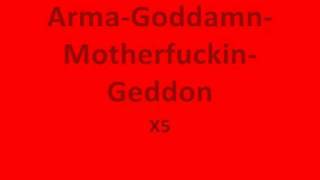 Marilyn Manson Arma-Goddamn-Motherfuckin-Geddon With Lyrics