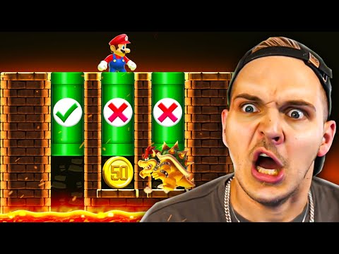 This TROLL level is SMARTER than me 🤯 (Mario Maker 2)