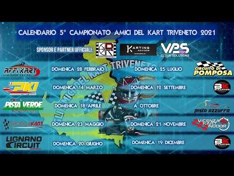 Calendario 5° Campionato Amici del Kart Triveneto 2021
