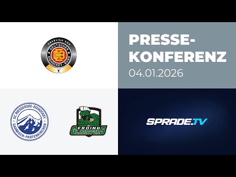 04.01.2026 - Pressekonferenz - SC Riessersee vs. Erding Gladiators