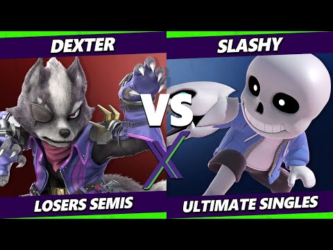 S@X 500 Losers Semis - SLASHY (Mii Brawler) Vs. Dexter (Wolf) Smash Ultimate - SSBU