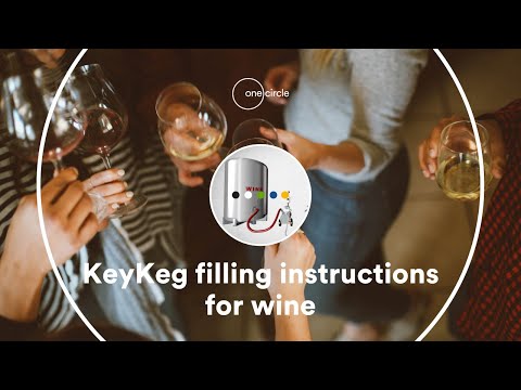 KeyKeg Filling Instruction Wine