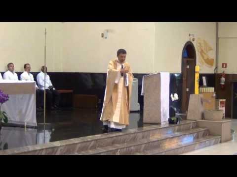 Dia 12/01/2014 - Homilia do Pe.Silvio César - Paróquia Sagrada Família.