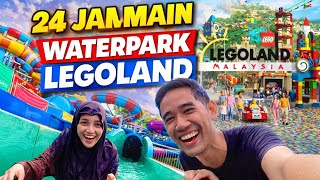 Download lagu 24 JAM MAIN WATERPARK LEGOLAND 😂 ILIYA JERIT KUAT WOI MAIN SLIDE 😭 mp3