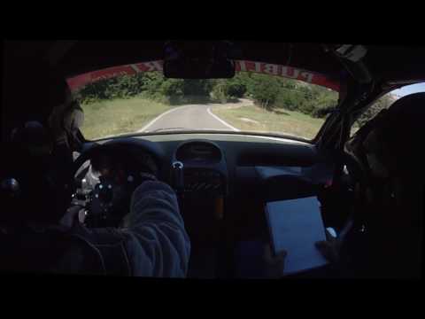 RALLY CITTA' DI MODENA 2017 ZANOTTI M. - ALAIMO S. - 206 A7 PS5 VALLE CRASH