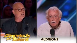 Watch What Happens When Howie Recognizes Fellow Comedian From Years Past | America&#39;s Got Talent 2018