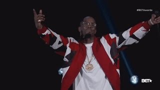 Diddy Falls on Stage While Performing at 2015 BET Awards