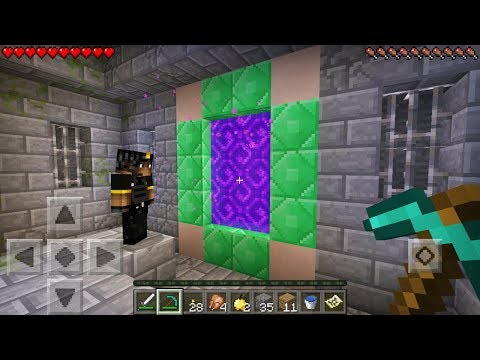WE FOUND A PORTAL TO THE BALDI’S BASICS DIMENSION IN MINECRAFT PE