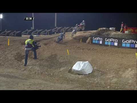2017 MXGP of Qatar MX2 Race 2 Lieber, Paturel & Kjer Olsen Battle