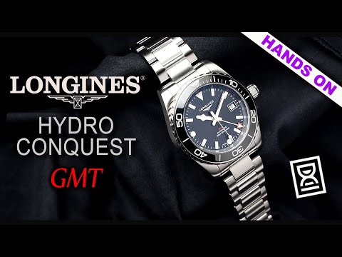 Il nuovo volto dell'Hydroconquest by Longines... il GMT