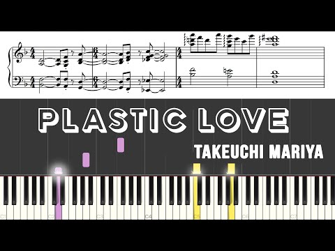 mariya takeuchi plastic love piano sheet music mariya takeuchi plastic love piano sheet music