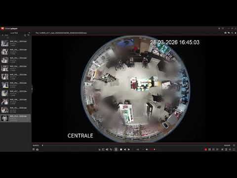 Caméra fisheye 360°