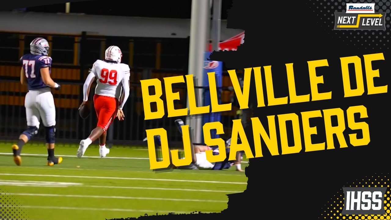 DJ Sanders is The Anchor of The Bellville Defense