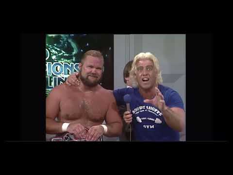 Ric Flair & Arn Anderson's greatest ever promo together in the TBS Studios (May 24th 1986) #WCW #NWA