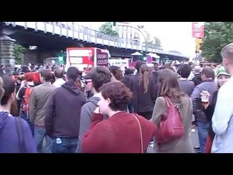 1. Mai Demonstration Berlin Kreuzberg 2014