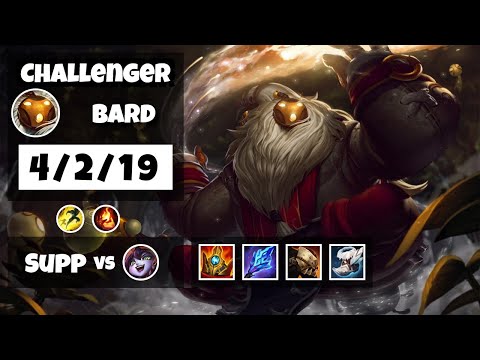 Bard vs Lulu EU Challenger SUPPORT (4/2/19) - v11.17