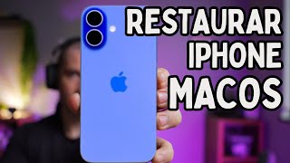 COMO RESTAURAR seu IPHONE FACIL utilizando o MacOs/ Macboock/ Finder