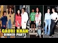Gauri Khan DINNER PARTY For Friends Maheep Kapoor Shanaya Kapoor Seema Sachdev CHUNKY PANDEY