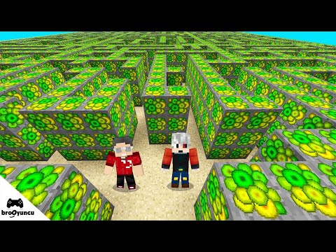 MİNECRAFT TECRÜBE İKSİRİ LABİRENTİ İLK ÇIKARSAN ÖLÜRSÜN ŞANS BLOKLARI YARIŞI
