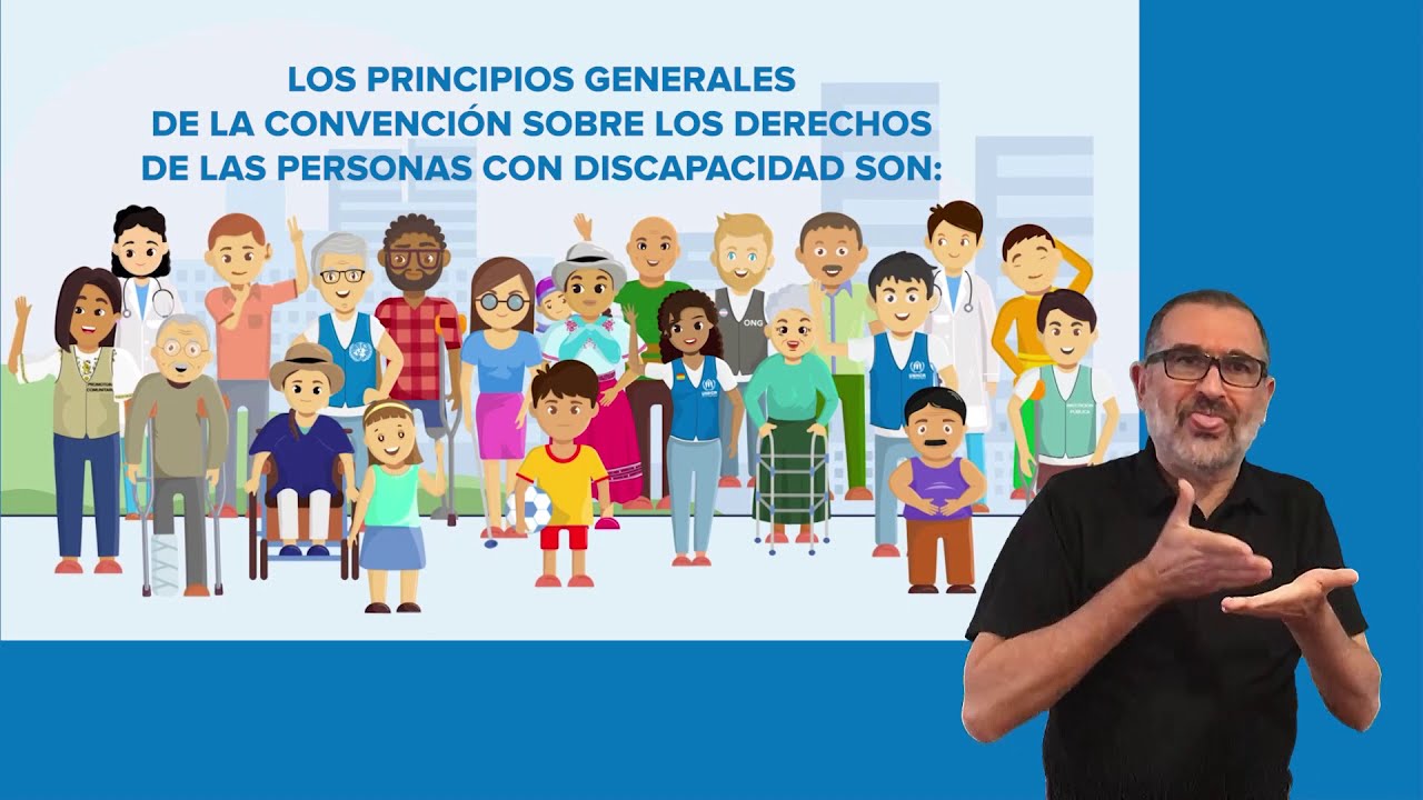 Principios Generales de la Convención sobre los Derechos de las Personas con Discapacidad.