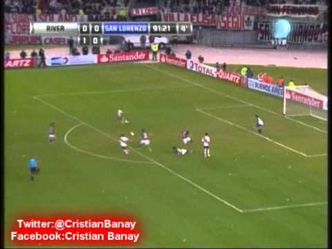 Atajada de Torrico vs River (Relato Bulos,Costa Febre y Gabes) Sudamericana 2013 (5/9/2013)