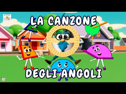 La canzone degli angoli | Maestra Simona (video animato)