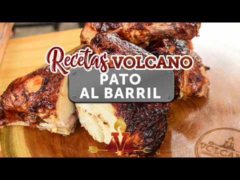 Barrel duck with 🌋 Volcano Asadores 🔥