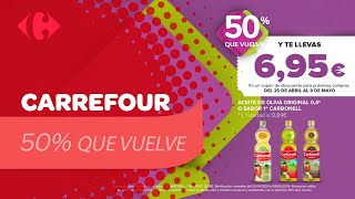 Carrefour 50QV Aceites anuncio
