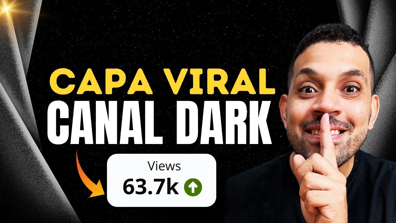 Como Fazer Thumbnail Viral para CANAL DARK: Fácil e Rápido