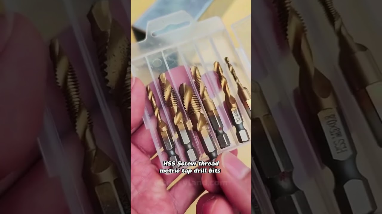 Thread Tap Drill Bits 6Pcs Set #mechanic #tools #philippines #diy