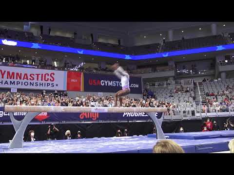 SImone Biles  - Balance Beam - 2021 U.S. Gymnastics Championships - Senior Women Day 1