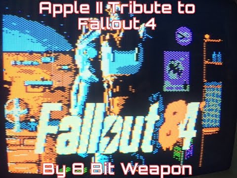 Fallout 84': An Apple II Tribute to Fallout 4 by 8 Bit Weapon