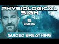 Quickest Breathing Pattern To Calm Down | Physiological Sigh | 5 Minutes