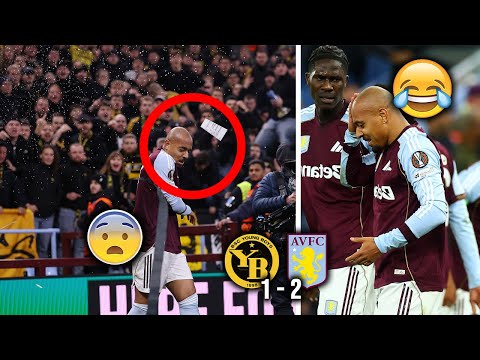 Young Boys Fans Hit Aston Villa Player’s Head Before Massive Fight With English Police Erupts!